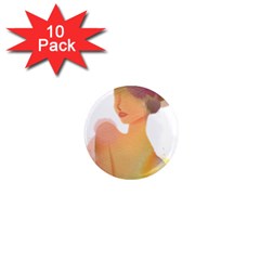 Lady 1  Mini Magnet (10 Pack) 