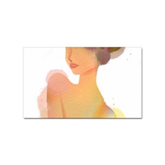 Lady Sticker (rectangular) by RuuGallery10