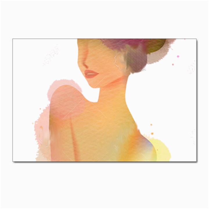 Lady Postcard 4 x 6  (Pkg of 10)