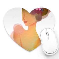 Lady Heart Mousepad by RuuGallery10