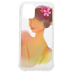 Lady Iphone 12 Mini Tpu Uv Print Case	 by RuuGallery10