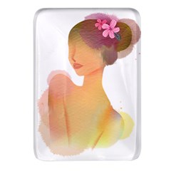 Lady Rectangular Glass Fridge Magnet (4 Pack)