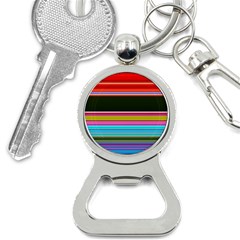 Horizontal Line Colorful Bottle Opener Key Chain by Grandong