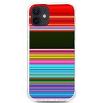 Horizontal Line Colorful iPhone 12/12 Pro TPU UV Print Case Front