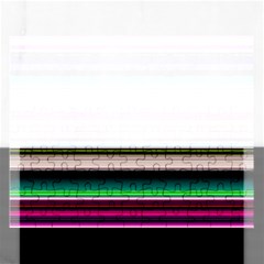 Horizontal Lines Colorful Rectangular Jigsaw Puzzl by Grandong