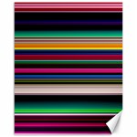 Horizontal Lines Colorful Canvas 16  x 20  15.75 x19.29  Canvas - 1