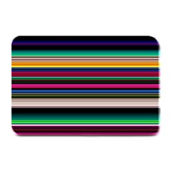 Horizontal Lines Colorful Plate Mats by Grandong