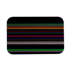 Horizontal Lines Colorful Open Lid Metal Box (silver)   by Grandong