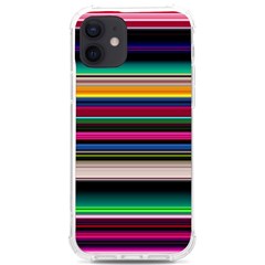 Horizontal Lines Colorful Iphone 12/12 Pro Tpu Uv Print Case by Grandong