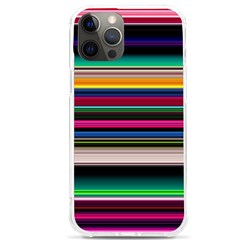 Horizontal Lines Colorful Iphone 12 Pro Max Tpu Uv Print Case by Grandong