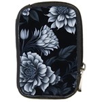 Pattern Flower Design Nature Compact Camera Leather Case Front