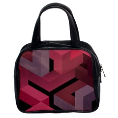 Blocks Abstract Pattern Art Classic Handbag (two Sides) by Grandong