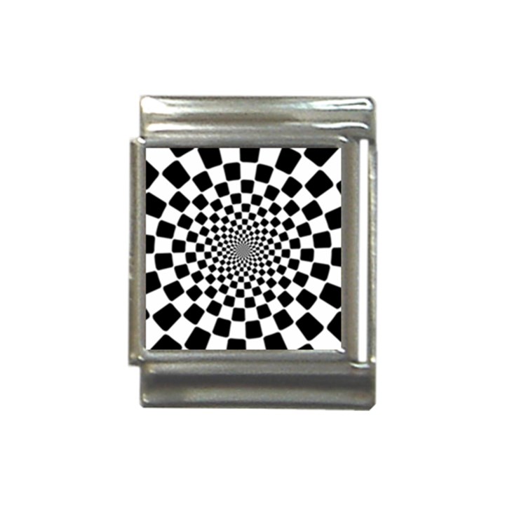 Geomtric Pattern Illusion Shapes Italian Charm (13mm)