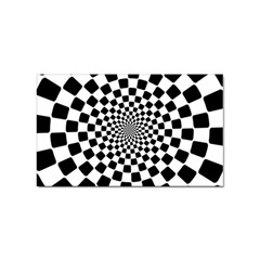 Geomtric Pattern Illusion Shapes Sticker Rectangular (100 Pack) by Grandong