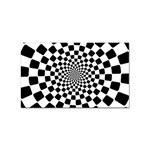 Geomtric Pattern Illusion Shapes Sticker Rectangular (100 pack) Front