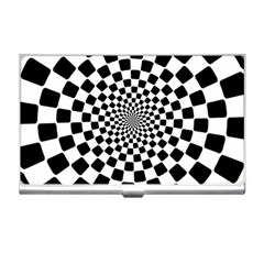 Geomtric Pattern Illusion Shapes Business Card Holder by Grandong