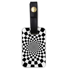 Geomtric Pattern Illusion Shapes Luggage Tag (one Side) by Grandong