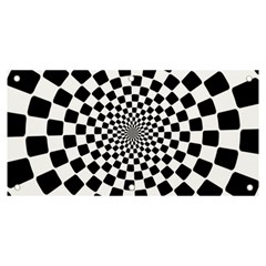 Geomtric Pattern Illusion Shapes Banner And Sign 6  X 3  by Grandong