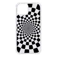 Geomtric Pattern Illusion Shapes Iphone 14 Tpu Uv Print Case by Grandong