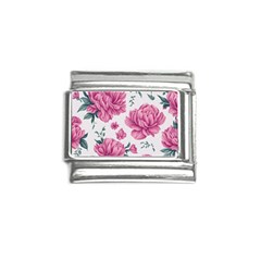 Pattern Flowers Texture Design Italian Charm (9mm) by Grandong