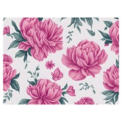 Pattern Flowers Texture Design Two Sides Premium Plush Fleece Blanket (extra Small) by Grandong