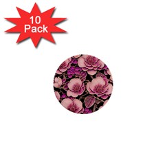 Plum Blossom Blossom 1  Mini Buttons (10 Pack)  by Grandong