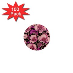 Plum Blossom Blossom 1  Mini Magnets (100 Pack)  by Grandong