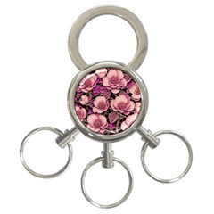 Plum Blossom Blossom 3-ring Key Chain by Grandong