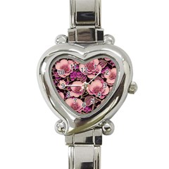 Plum Blossom Blossom Heart Italian Charm Watch by Grandong