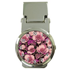 Plum Blossom Blossom Money Clip Watches by Grandong