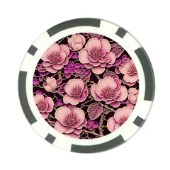 Plum Blossom Blossom Poker Chip Card Guard by Grandong