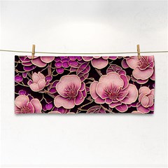 Plum Blossom Blossom Hand Towel by Grandong