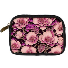 Plum Blossom Blossom Digital Camera Leather Case by Grandong