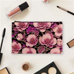 Plum Blossom Blossom Cosmetic Bag (Medium) Front