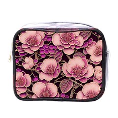 Plum Blossom Blossom Mini Toiletries Bag (one Side) by Grandong