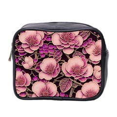 Plum Blossom Blossom Mini Toiletries Bag (two Sides) by Grandong