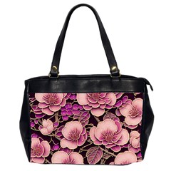 Plum Blossom Blossom Oversize Office Handbag (2 Sides) by Grandong