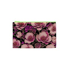 Plum Blossom Blossom Cosmetic Bag (xs) by Grandong