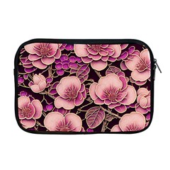 Plum Blossom Blossom Apple Macbook Pro 17  Zipper Case by Grandong