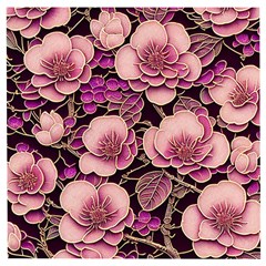 Plum Blossom Blossom Wooden Puzzle Square by Grandong