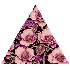 Plum Blossom Blossom Wooden Puzzle Triangle by Grandong