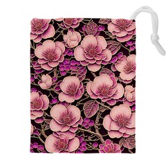 Plum Blossom Blossom Drawstring Pouch (5xl) by Grandong