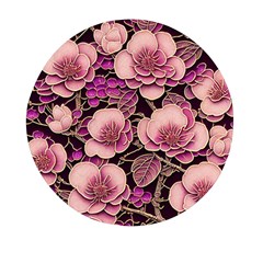 Plum Blossom Blossom Mini Round Pill Box (pack Of 3) by Grandong