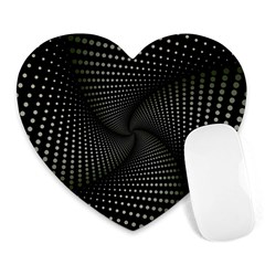 Abstract Art Backdrop Background Pattern Heart Mousepad by Grandong