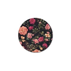 Flower Pattern Golf Ball Marker by Grandong