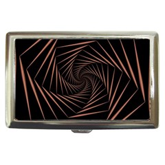 Wave Curve Abstract Art Backdrop Cigarette Money Case by Grandong