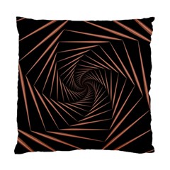 Wave Curve Abstract Art Backdrop Standard Cushion Case (one Side) by Grandong