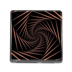 Wave Curve Abstract Art Backdrop Memory Card Reader (square 5 Slot) by Grandong