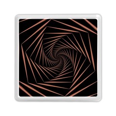 Wave Curve Abstract Art Backdrop Memory Card Reader (square) by Grandong