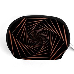 Wave Curve Abstract Art Backdrop Accessory Pouch (medium) by Grandong